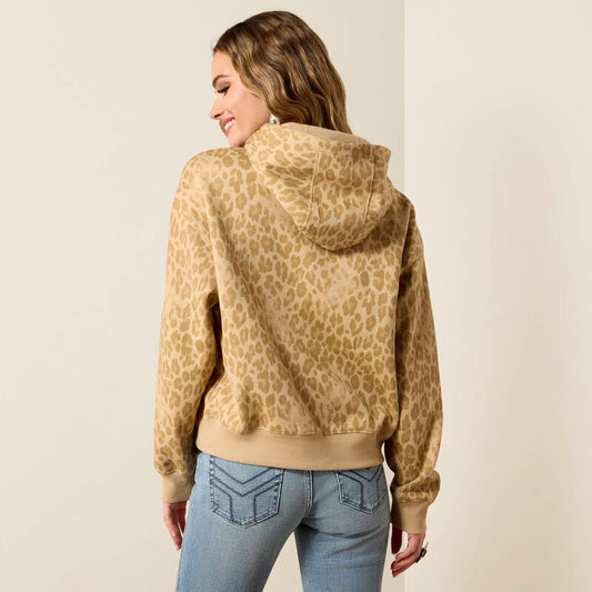 Hoodie cheetah womens