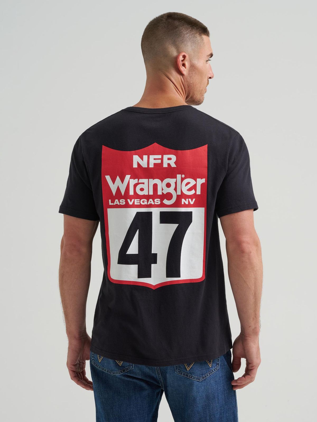 Wrangler men t-shirt NFR black