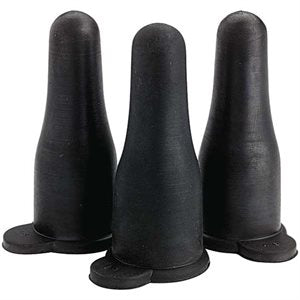 Soft Black Rubber Lamb Nipples Each