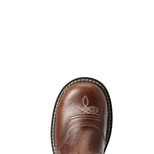 Ladies Fatbaby Ariat Heritage Drapper Brown Boots 75