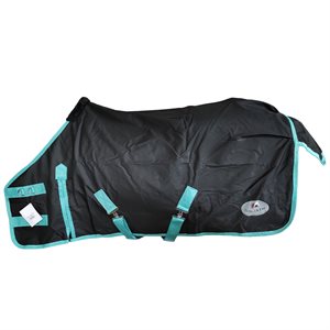 Goliath 600D Mini Rainsheet Black/Aqua