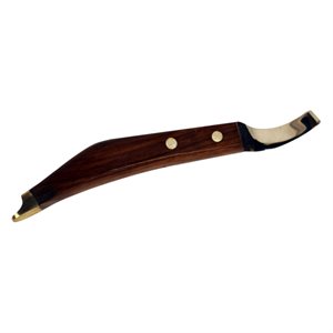 Silverline Premium Ss Hoof Knife With Brass Topper Right