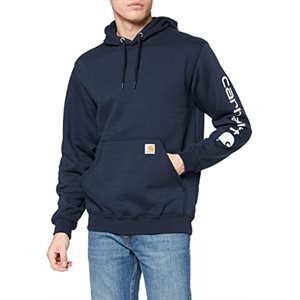 Hoodie Carhartt Logo Sleeeve Amber L