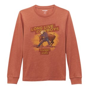 Boys L/S Red Shirt Wrangler