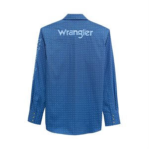 Mens L/S Black Logo Wrangler Shirt