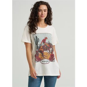 Ladies Flower Ray T Shirt Wrangler