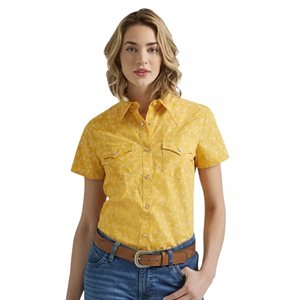 Ladies S/S Snap Wrangler Shirt