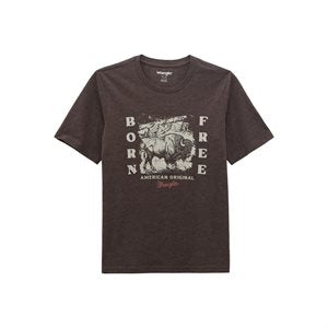 Wrangler Boys T Shirt Bison Roamie