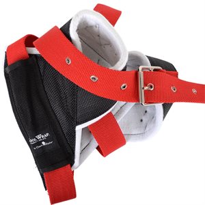 Horn Wrap 21 Black Red Strap