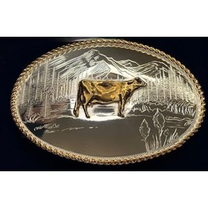 Champion Dairy Cow Buckle