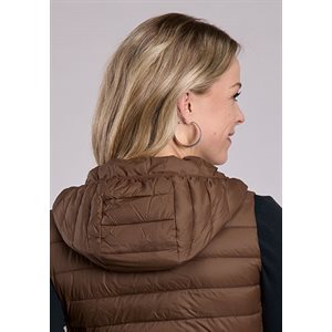 Ladies Brown Down Roper Vest