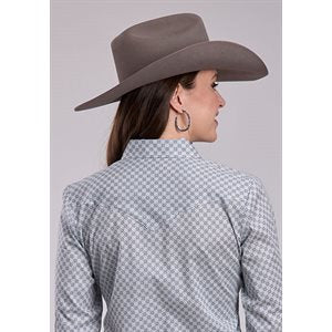 Ladies Stretch grey Roper Shirt