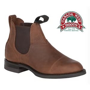 Bottes marron foncé en cuir gras Crazy Horse pour femme