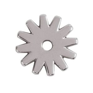 Molette en acier inoxydable 32 mm, 12 pointes