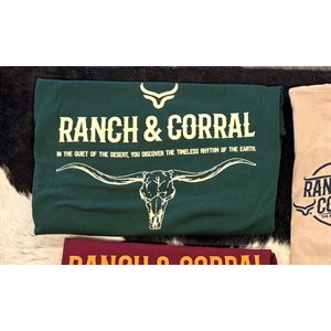 T Shirt Ranch & Corral green