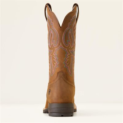 Ladies Hybrid Ranchwork Distrsd Tan Ariat