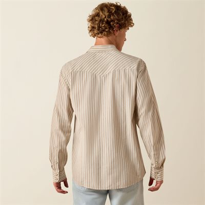Mens L/S Snap Sand Ariat Shirt