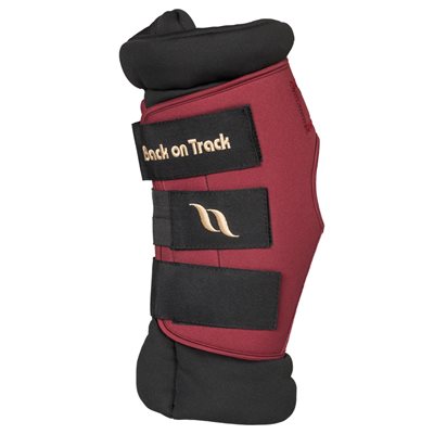 Back On Track Hock Boot With Hole Black M