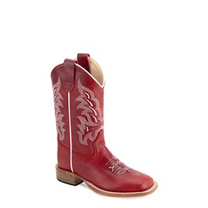Old West Kid Boots Red
