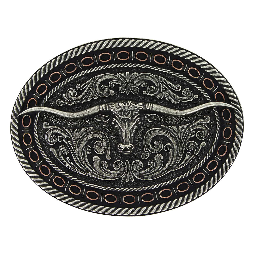 Attitude Longhorn oval buckle