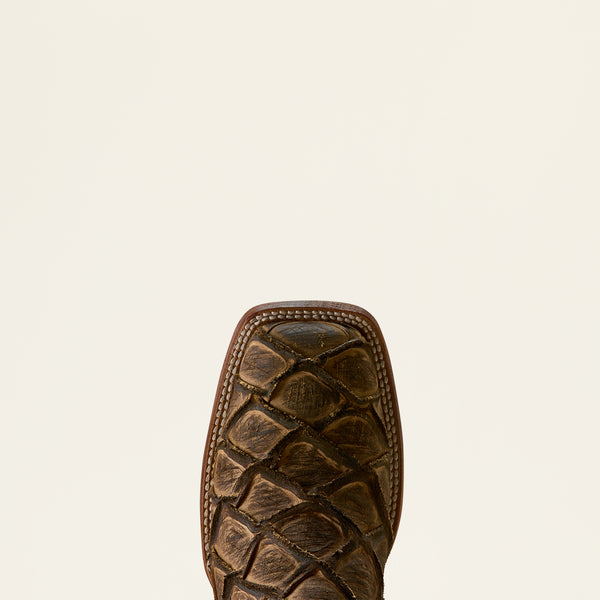 Men Ariat Riverside bass print boots