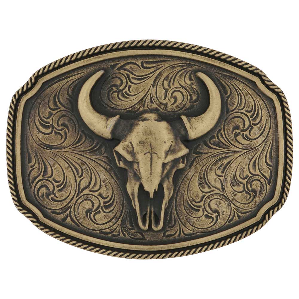Buffalo Skull Buckle