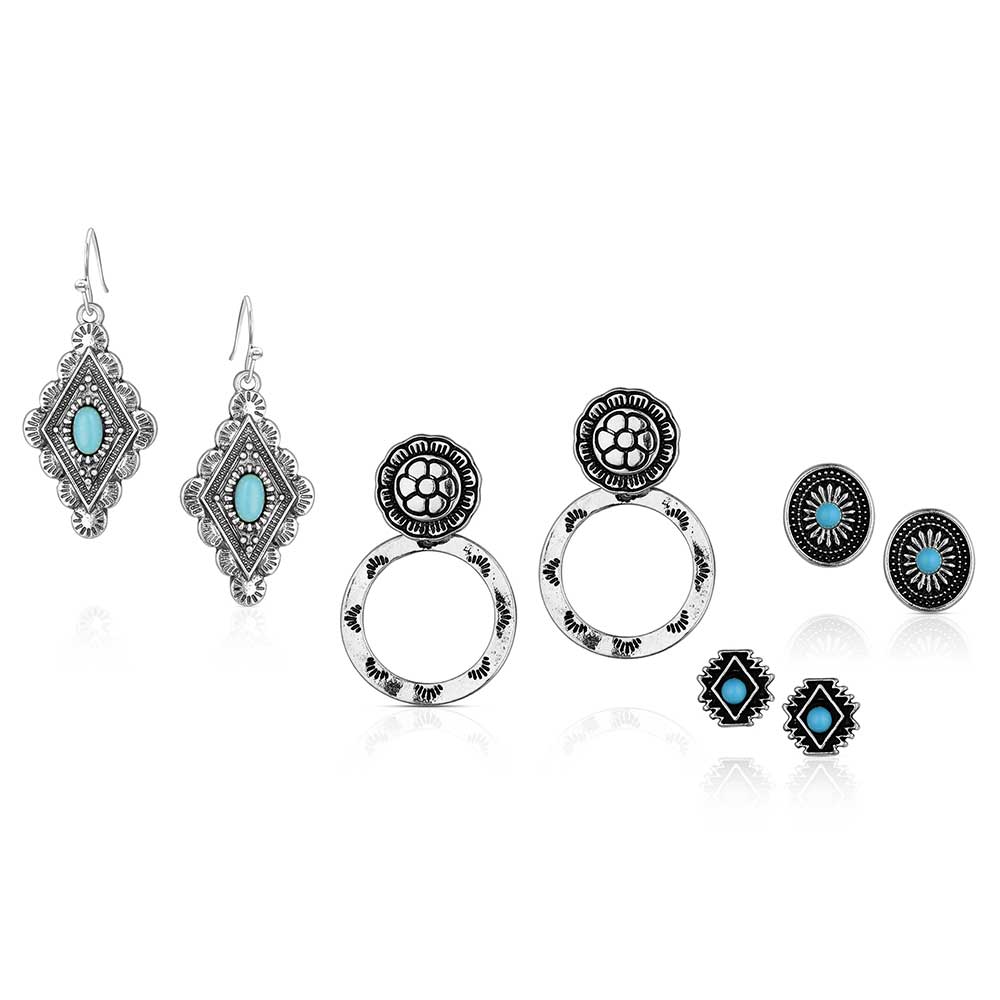 Concho Earring Set