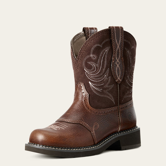 Botte Ariat Ladies Fatbaby Heritage Dapper Brun
