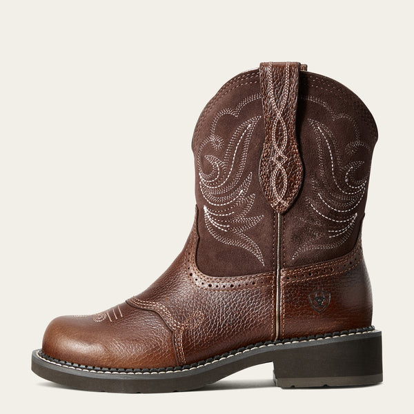 Botte Ariat Ladies Fatbaby Heritage Dapper Brun