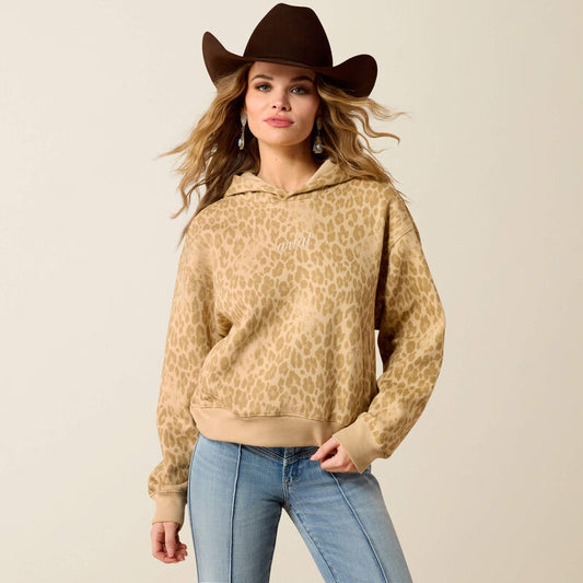 Hoodie cheetah womens