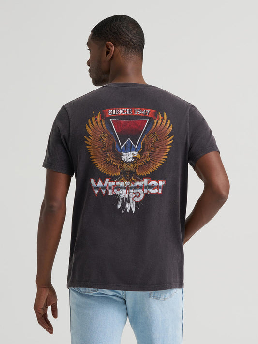 Wangler men t-shirt eagle black