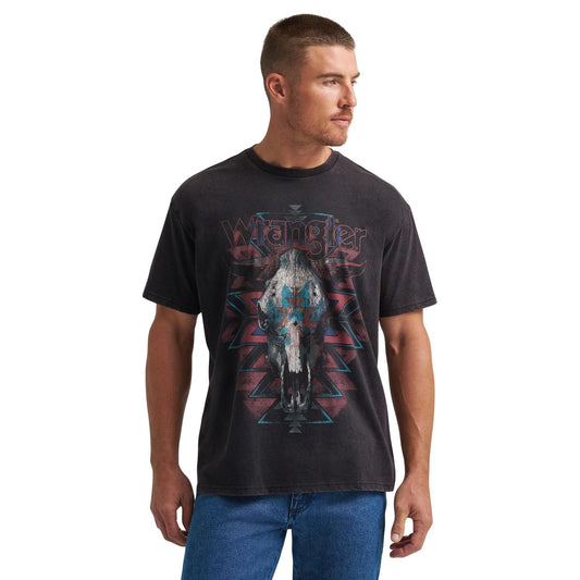 Wrangler men t-shirt Vintage black