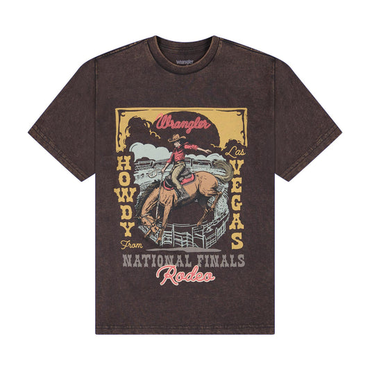 Wrangler women t-shirt Howdy Vegas phantom
