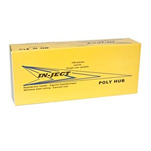 Needle Plastic Hub 16Gx1.5" (100)
