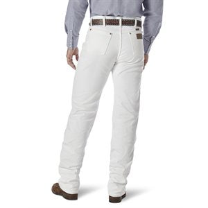 Mens White Wrangler Jeans Original Fit