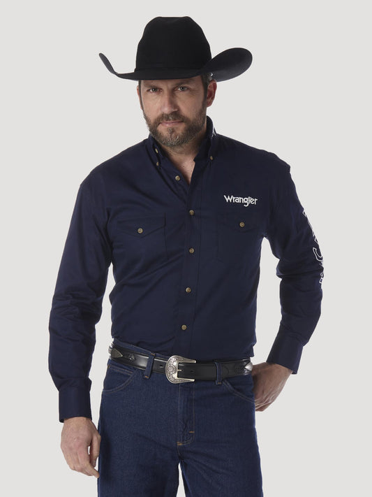 Mens Wrangler Logo Shirt