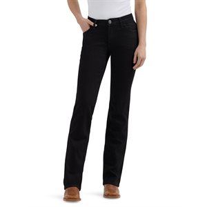 Jeans Black Ladies Wrangler Willow