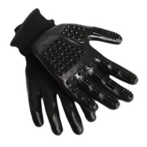 bathing/Grooming Glove Black-M
