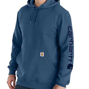 Hoodie Carhartt Logo Sleeeve Amber L