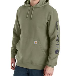 Hoodie Carhartt Logo Sleeeve Amber L