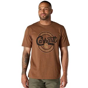 Relaxed Fit Lightweight Short Sleeve Script graphic T Shirt