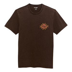 Mens Aztec Rawhide Wrangler T Shirt