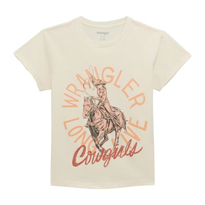 T-shirt Wrangler rétro pour femme style cowgirl