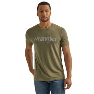 Mens Sage Logo Wrangler T Shirt L