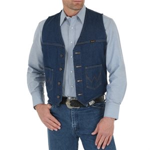 Mens Jean Wrangler Vest