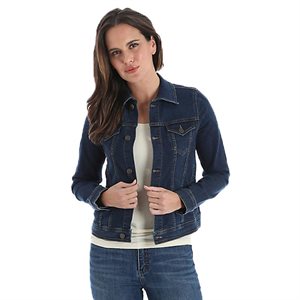 Ladies Dark Denim Jeans Jacket S