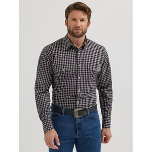 Mens L/S Black Wrangler Shirt