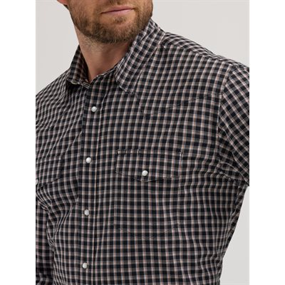 Mens L/S Black Wrangler Shirt