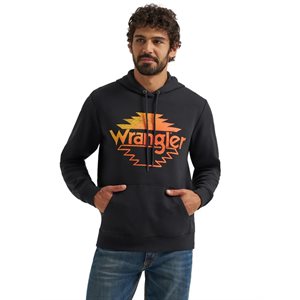 Mens Black Wrangler Hoodie
