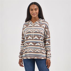 Ladies Crimson Blue Wrangler Hoodie